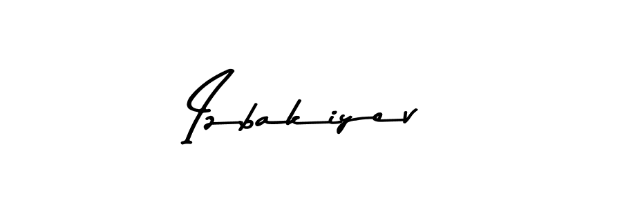Similarly Asem Kandis PERSONAL USE is the best handwritten signature design. Signature creator online .You can use it as an online autograph creator for name Izbakiyev. Izbakiyev signature style 9 images and pictures png