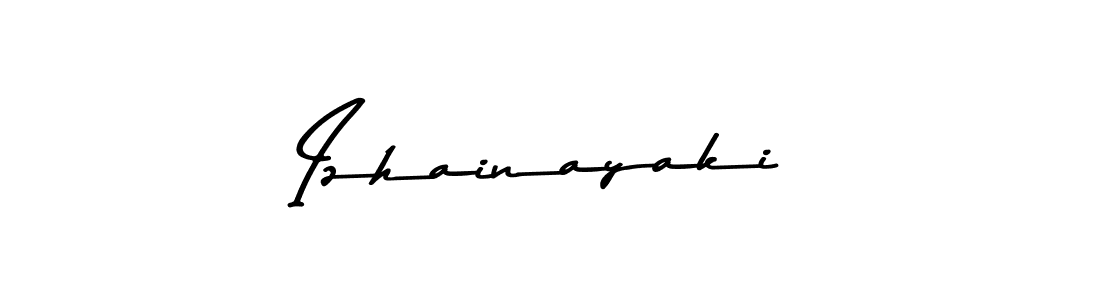 Use a signature maker to create a handwritten signature online. With this signature software, you can design (Asem Kandis PERSONAL USE) your own signature for name Izhainayaki. Izhainayaki signature style 9 images and pictures png