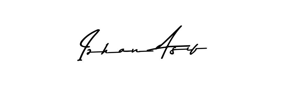Use a signature maker to create a handwritten signature online. With this signature software, you can design (Asem Kandis PERSONAL USE) your own signature for name Izhan Asif. Izhan Asif signature style 9 images and pictures png