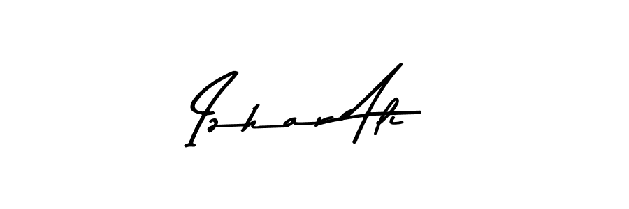 Use a signature maker to create a handwritten signature online. With this signature software, you can design (Asem Kandis PERSONAL USE) your own signature for name Izhar Ali. Izhar Ali signature style 9 images and pictures png