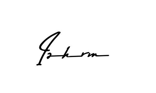Also we have Izhrm name is the best signature style. Create professional handwritten signature collection using Asem Kandis PERSONAL USE autograph style. Izhrm signature style 9 images and pictures png