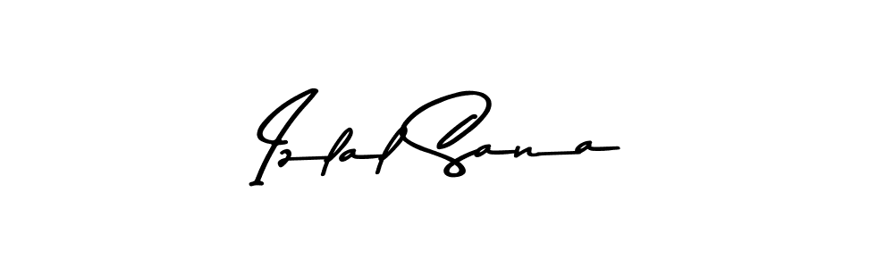 You should practise on your own different ways (Asem Kandis PERSONAL USE) to write your name (Izlal Sana) in signature. don't let someone else do it for you. Izlal Sana signature style 9 images and pictures png