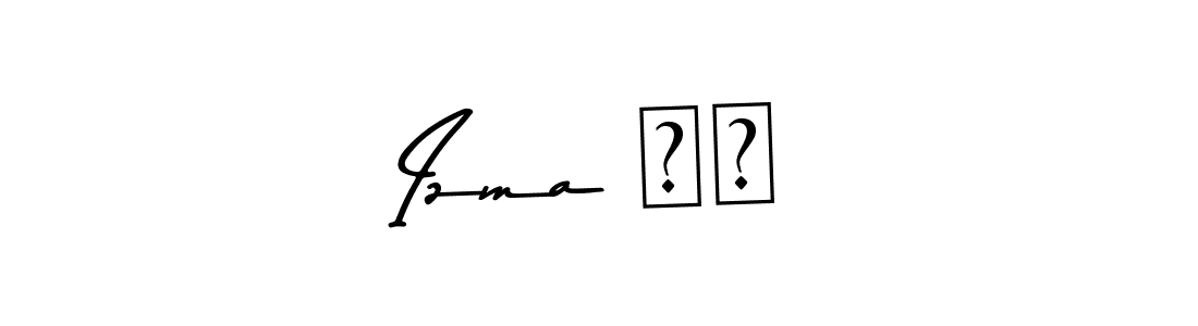 How to make Izma ❤️ signature? Asem Kandis PERSONAL USE is a professional autograph style. Create handwritten signature for Izma ❤️ name. Izma ❤️ signature style 9 images and pictures png