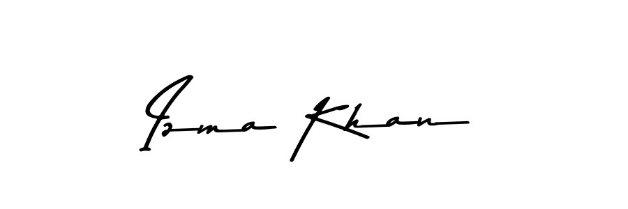 This is the best signature style for the Izma Khan name. Also you like these signature font (Asem Kandis PERSONAL USE). Mix name signature. Izma Khan signature style 9 images and pictures png