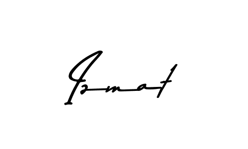 Make a beautiful signature design for name Izmat. With this signature (Asem Kandis PERSONAL USE) style, you can create a handwritten signature for free. Izmat signature style 9 images and pictures png