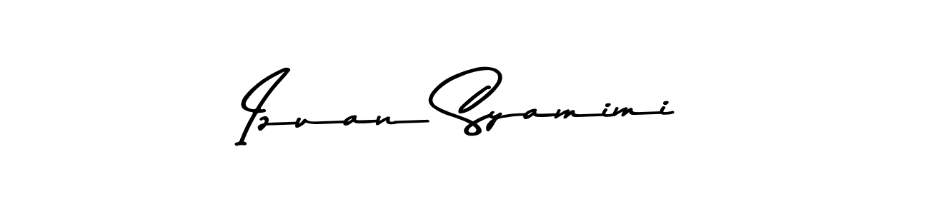 Similarly Asem Kandis PERSONAL USE is the best handwritten signature design. Signature creator online .You can use it as an online autograph creator for name Izuan Syamimi. Izuan Syamimi signature style 9 images and pictures png