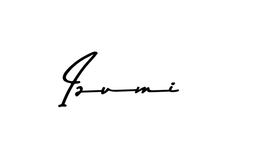 Use a signature maker to create a handwritten signature online. With this signature software, you can design (Asem Kandis PERSONAL USE) your own signature for name Izumi. Izumi signature style 9 images and pictures png