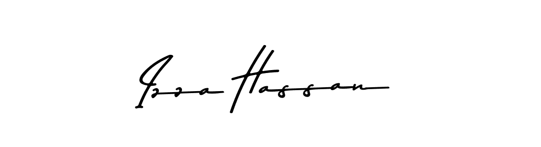 if you are searching for the best signature style for your name Izza Hassan. so please give up your signature search. here we have designed multiple signature styles  using Asem Kandis PERSONAL USE. Izza Hassan signature style 9 images and pictures png