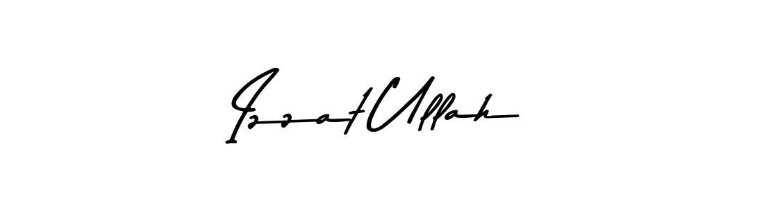 Create a beautiful signature design for name Izzat Ullah. With this signature (Asem Kandis PERSONAL USE) fonts, you can make a handwritten signature for free. Izzat Ullah signature style 9 images and pictures png