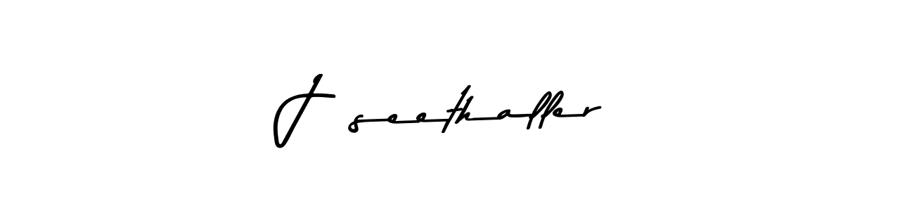 Jüseethaller stylish signature style. Best Handwritten Sign (Asem Kandis PERSONAL USE) for my name. Handwritten Signature Collection Ideas for my name Jüseethaller. Jüseethaller signature style 9 images and pictures png