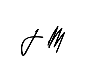 Create a beautiful signature design for name J  M. With this signature (Asem Kandis PERSONAL USE) fonts, you can make a handwritten signature for free. J  M signature style 9 images and pictures png