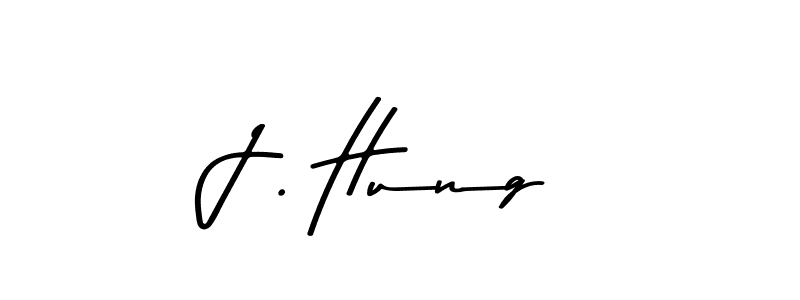 How to make J . Hung name signature. Use Asem Kandis PERSONAL USE style for creating short signs online. This is the latest handwritten sign. J . Hung signature style 9 images and pictures png