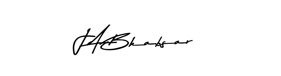 The best way (Asem Kandis PERSONAL USE) to make a short signature is to pick only two or three words in your name. The name J A Bhabsar include a total of six letters. For converting this name. J A Bhabsar signature style 9 images and pictures png