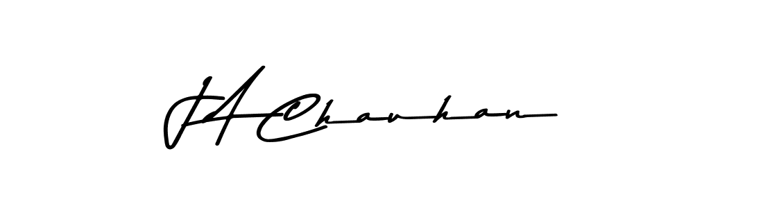 Use a signature maker to create a handwritten signature online. With this signature software, you can design (Asem Kandis PERSONAL USE) your own signature for name J A Chauhan. J A Chauhan signature style 9 images and pictures png