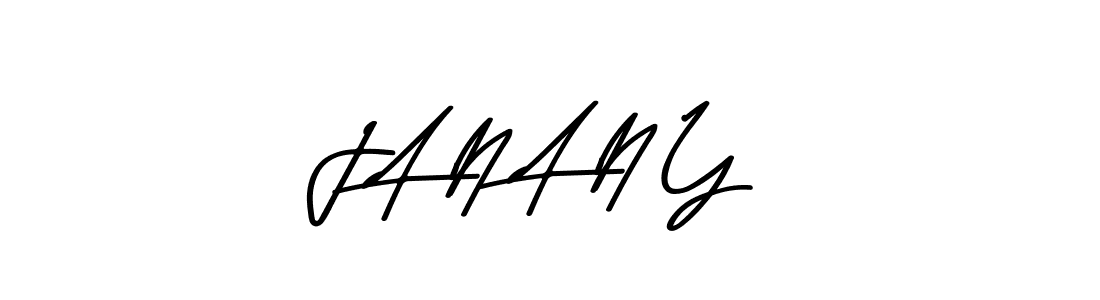 J A N A N Y stylish signature style. Best Handwritten Sign (Asem Kandis PERSONAL USE) for my name. Handwritten Signature Collection Ideas for my name J A N A N Y. J A N A N Y signature style 9 images and pictures png