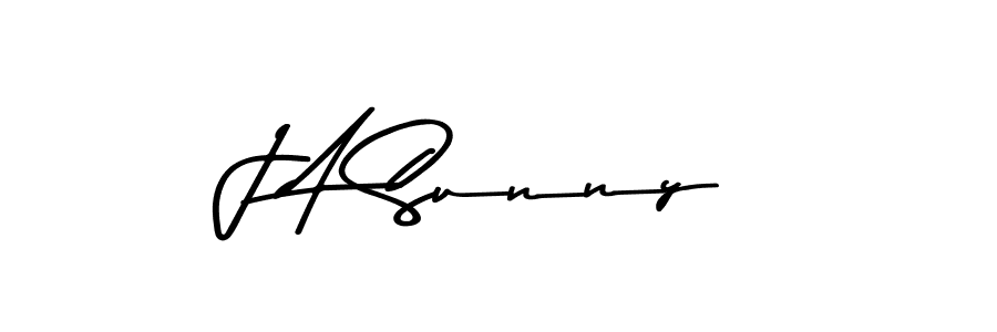 Create a beautiful signature design for name J A Sunny. With this signature (Asem Kandis PERSONAL USE) fonts, you can make a handwritten signature for free. J A Sunny signature style 9 images and pictures png