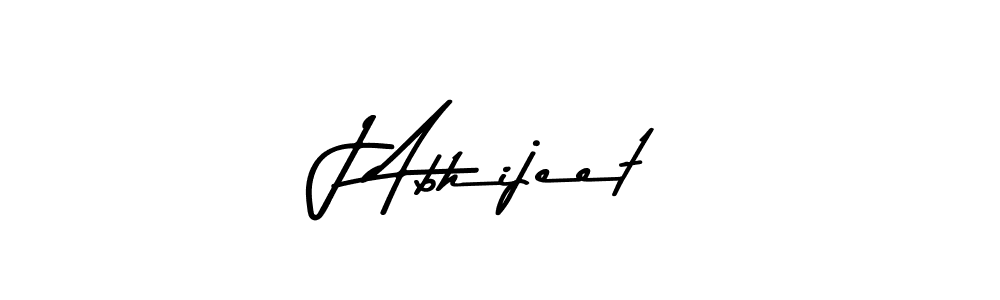 Use a signature maker to create a handwritten signature online. With this signature software, you can design (Asem Kandis PERSONAL USE) your own signature for name J Abhijeet. J Abhijeet signature style 9 images and pictures png