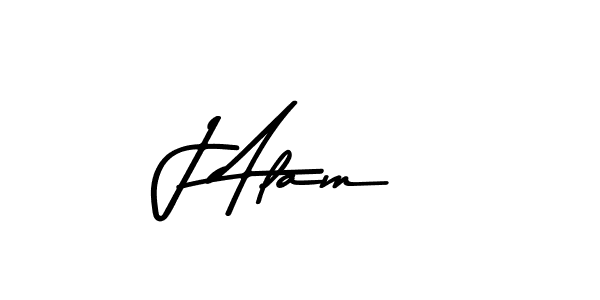 J Alam stylish signature style. Best Handwritten Sign (Asem Kandis PERSONAL USE) for my name. Handwritten Signature Collection Ideas for my name J Alam. J Alam signature style 9 images and pictures png