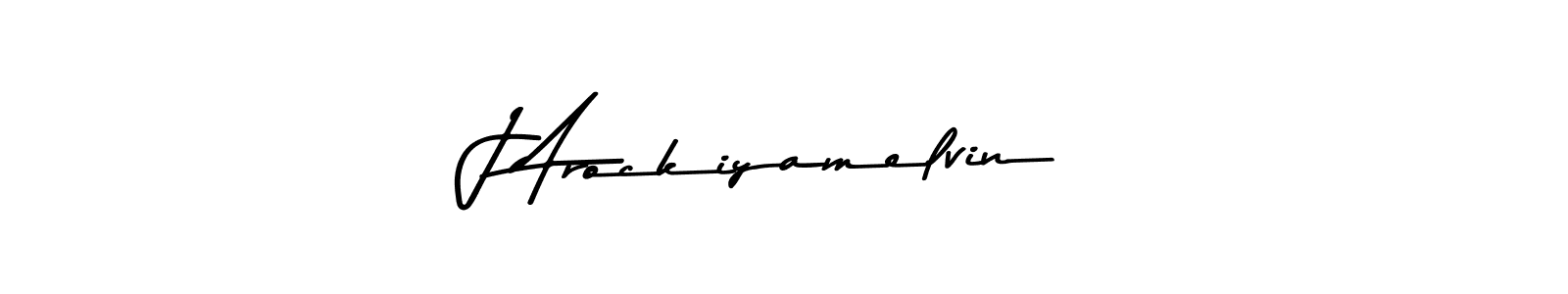 if you are searching for the best signature style for your name J Arockiyamelvin. so please give up your signature search. here we have designed multiple signature styles  using Asem Kandis PERSONAL USE. J Arockiyamelvin signature style 9 images and pictures png