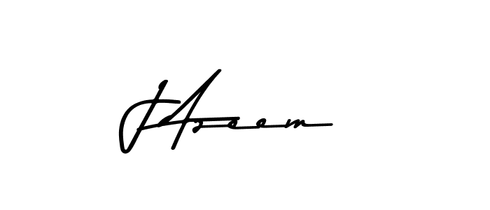 Make a beautiful signature design for name J Azeem. With this signature (Asem Kandis PERSONAL USE) style, you can create a handwritten signature for free. J Azeem signature style 9 images and pictures png
