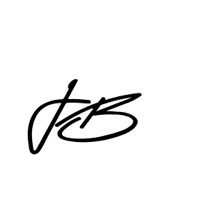 The best way (Asem Kandis PERSONAL USE) to make a short signature is to pick only two or three words in your name. The name J B include a total of six letters. For converting this name. J B signature style 9 images and pictures png