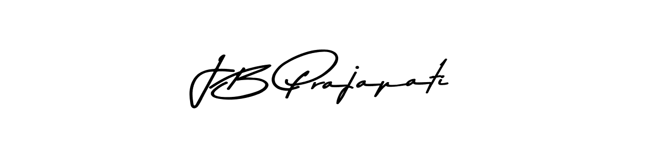 How to make J B Prajapati signature? Asem Kandis PERSONAL USE is a professional autograph style. Create handwritten signature for J B Prajapati name. J B Prajapati signature style 9 images and pictures png