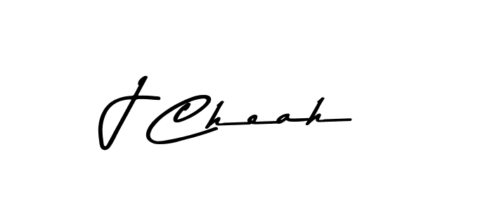 How to make J Cheah signature? Asem Kandis PERSONAL USE is a professional autograph style. Create handwritten signature for J Cheah name. J Cheah signature style 9 images and pictures png