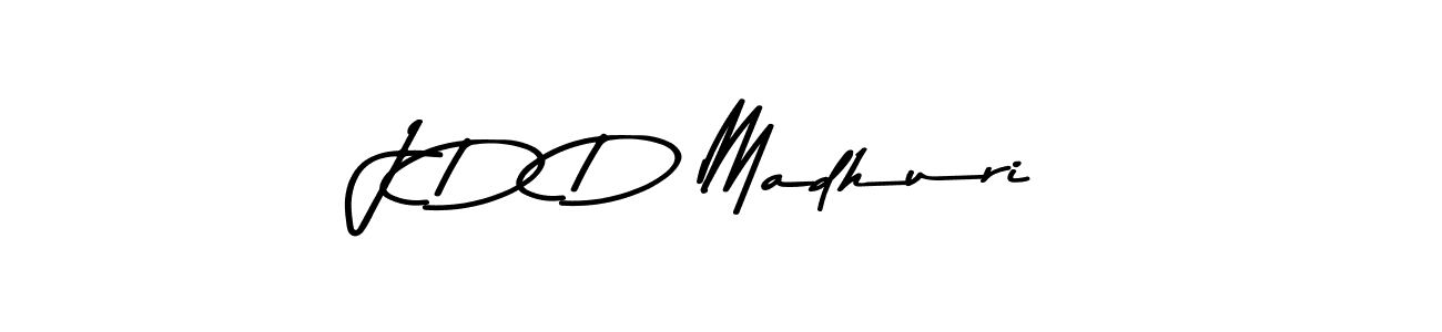 How to make J D D Madhuri signature? Asem Kandis PERSONAL USE is a professional autograph style. Create handwritten signature for J D D Madhuri name. J D D Madhuri signature style 9 images and pictures png