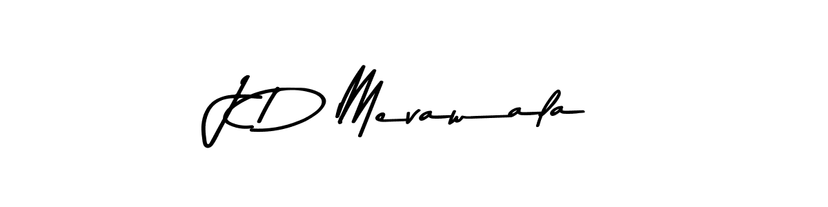 Asem Kandis PERSONAL USE is a professional signature style that is perfect for those who want to add a touch of class to their signature. It is also a great choice for those who want to make their signature more unique. Get J D Mevawala name to fancy signature for free. J D Mevawala signature style 9 images and pictures png