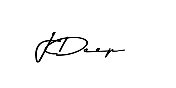 Make a beautiful signature design for name J Deep. With this signature (Asem Kandis PERSONAL USE) style, you can create a handwritten signature for free. J Deep signature style 9 images and pictures png