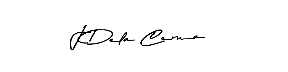 Create a beautiful signature design for name J Dela Cerna. With this signature (Asem Kandis PERSONAL USE) fonts, you can make a handwritten signature for free. J Dela Cerna signature style 9 images and pictures png