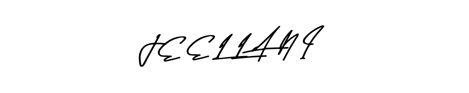 Make a beautiful signature design for name J E E L L A N I. With this signature (Asem Kandis PERSONAL USE) style, you can create a handwritten signature for free. J E E L L A N I signature style 9 images and pictures png