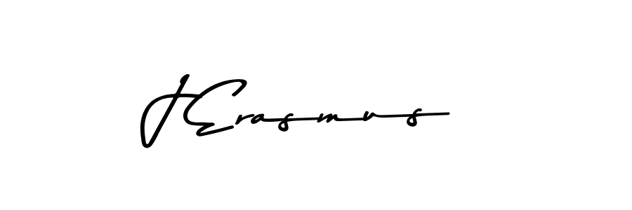 How to make J Erasmus name signature. Use Asem Kandis PERSONAL USE style for creating short signs online. This is the latest handwritten sign. J Erasmus signature style 9 images and pictures png