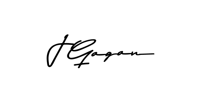 Use a signature maker to create a handwritten signature online. With this signature software, you can design (Asem Kandis PERSONAL USE) your own signature for name J Gagan. J Gagan signature style 9 images and pictures png