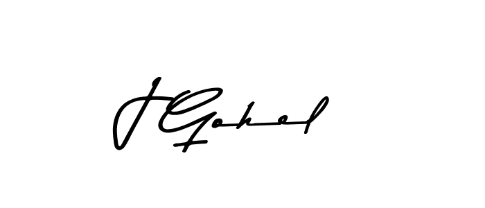 Use a signature maker to create a handwritten signature online. With this signature software, you can design (Asem Kandis PERSONAL USE) your own signature for name J Gohel. J Gohel signature style 9 images and pictures png