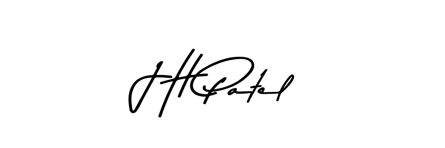 Design your own signature with our free online signature maker. With this signature software, you can create a handwritten (Asem Kandis PERSONAL USE) signature for name J H Patel. J H Patel signature style 9 images and pictures png