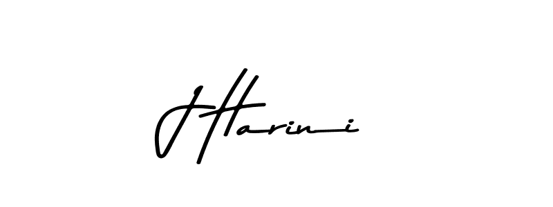 Design your own signature with our free online signature maker. With this signature software, you can create a handwritten (Asem Kandis PERSONAL USE) signature for name J Harini. J Harini signature style 9 images and pictures png