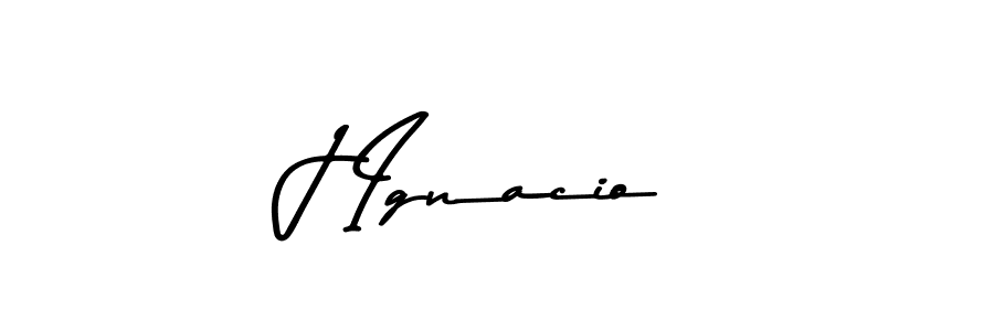 Make a beautiful signature design for name J Ignacio. With this signature (Asem Kandis PERSONAL USE) style, you can create a handwritten signature for free. J Ignacio signature style 9 images and pictures png