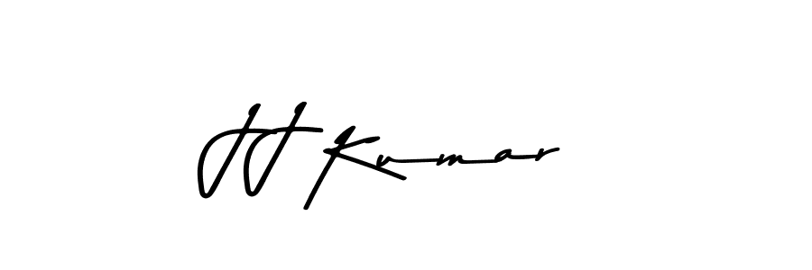 How to make J J Kumar name signature. Use Asem Kandis PERSONAL USE style for creating short signs online. This is the latest handwritten sign. J J Kumar signature style 9 images and pictures png