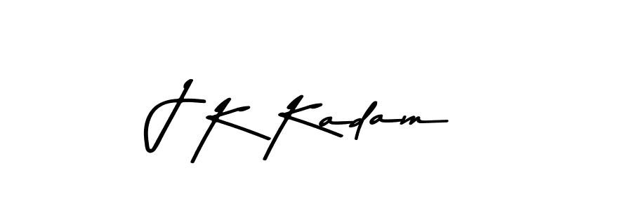 Also we have J K Kadam name is the best signature style. Create professional handwritten signature collection using Asem Kandis PERSONAL USE autograph style. J K Kadam signature style 9 images and pictures png