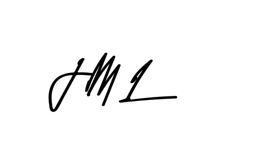 Also we have J M L name is the best signature style. Create professional handwritten signature collection using Asem Kandis PERSONAL USE autograph style. J M L signature style 9 images and pictures png