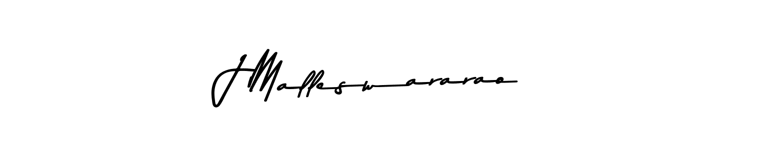 How to make J Malleswararao name signature. Use Asem Kandis PERSONAL USE style for creating short signs online. This is the latest handwritten sign. J Malleswararao signature style 9 images and pictures png