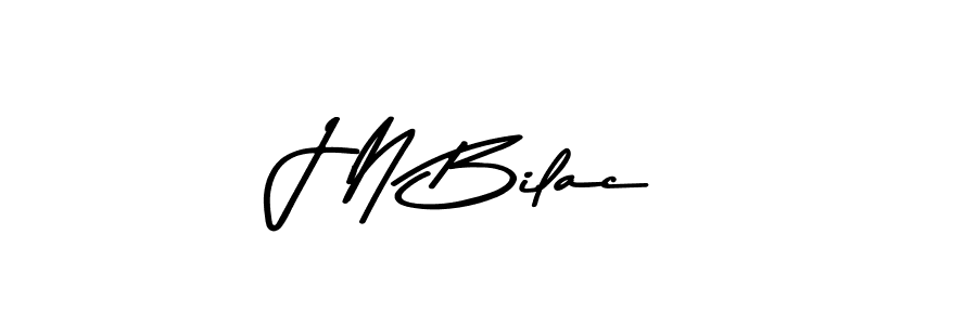 J N Bilac stylish signature style. Best Handwritten Sign (Asem Kandis PERSONAL USE) for my name. Handwritten Signature Collection Ideas for my name J N Bilac. J N Bilac signature style 9 images and pictures png