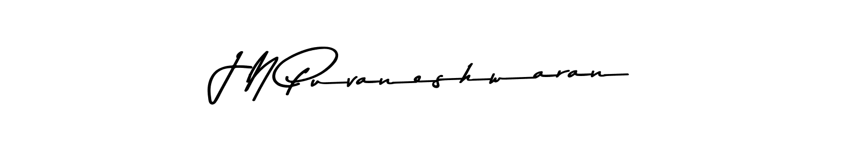 Asem Kandis PERSONAL USE is a professional signature style that is perfect for those who want to add a touch of class to their signature. It is also a great choice for those who want to make their signature more unique. Get J N Puvaneshwaran name to fancy signature for free. J N Puvaneshwaran signature style 9 images and pictures png