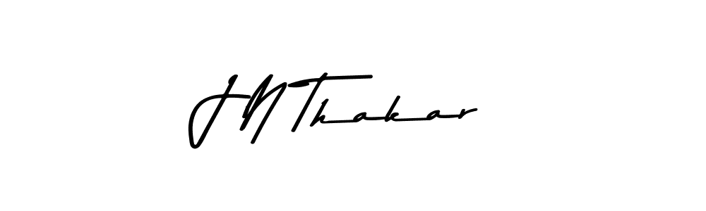 Use a signature maker to create a handwritten signature online. With this signature software, you can design (Asem Kandis PERSONAL USE) your own signature for name J N Thakar. J N Thakar signature style 9 images and pictures png