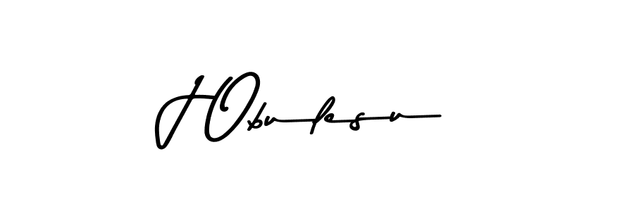 Make a beautiful signature design for name J Obulesu. With this signature (Asem Kandis PERSONAL USE) style, you can create a handwritten signature for free. J Obulesu signature style 9 images and pictures png