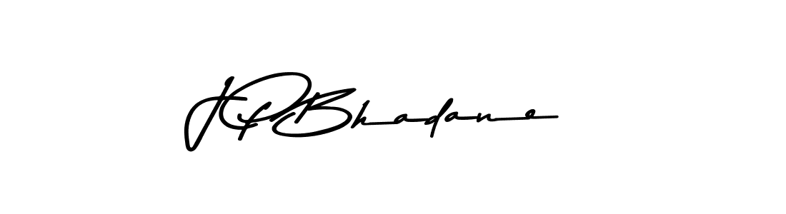 J P Bhadane stylish signature style. Best Handwritten Sign (Asem Kandis PERSONAL USE) for my name. Handwritten Signature Collection Ideas for my name J P Bhadane. J P Bhadane signature style 9 images and pictures png