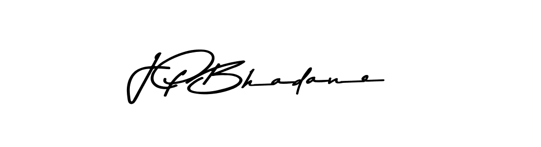 if you are searching for the best signature style for your name J P Bhadane. so please give up your signature search. here we have designed multiple signature styles  using Asem Kandis PERSONAL USE. J P Bhadane signature style 9 images and pictures png