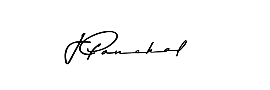 Create a beautiful signature design for name J Panchal. With this signature (Asem Kandis PERSONAL USE) fonts, you can make a handwritten signature for free. J Panchal signature style 9 images and pictures png