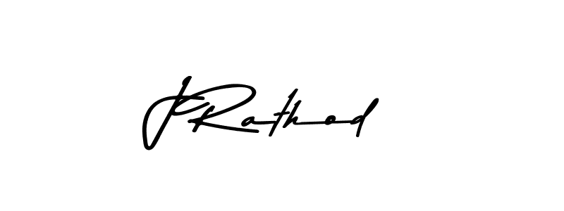 Create a beautiful signature design for name J Rathod. With this signature (Asem Kandis PERSONAL USE) fonts, you can make a handwritten signature for free. J Rathod signature style 9 images and pictures png